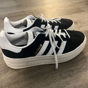 Basically new adidas gazelles platform